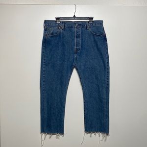 501 Levi’s with Raw Hem